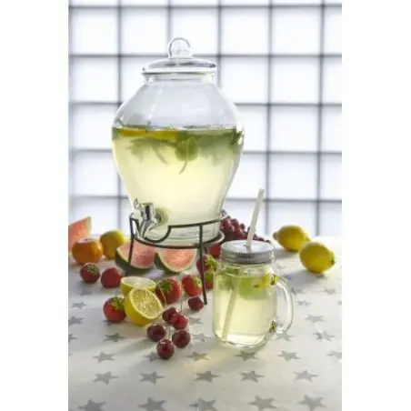 Bocal Mason en Verre Sakina - Élégance Pratique