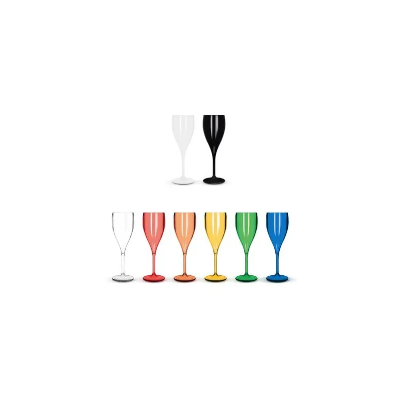 Flûte à Champagne Réutilisable en Tritan - 16 cl