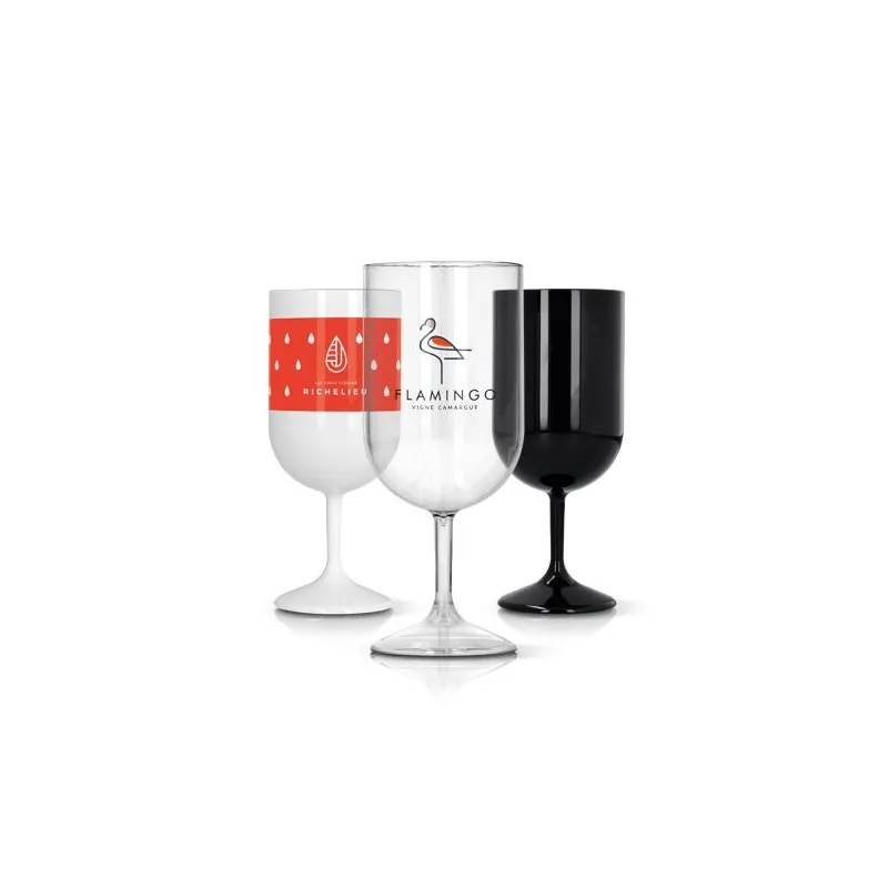 Verre à Pied en Plastique Réutilisable Tritan 18 cl