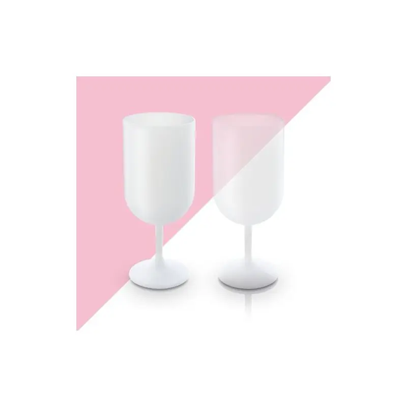 Verre à Pied en Plastique Réutilisable - 18 cl