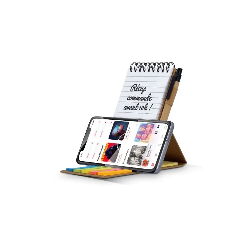 Carnet de Notes Repositionnables & Support Téléphone