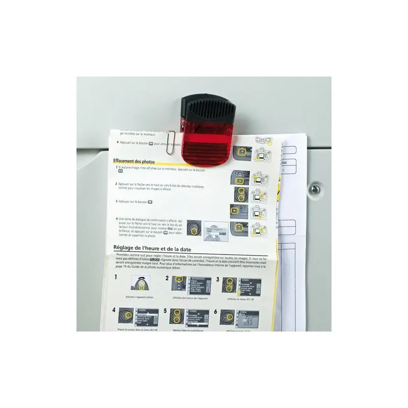 Pince à Courrier Aimantée – Organisation Bureau Pratique