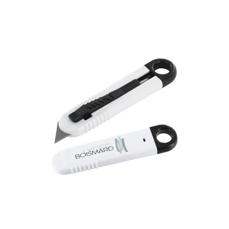 Cutter Plastique à Lame Auto-Rétractable