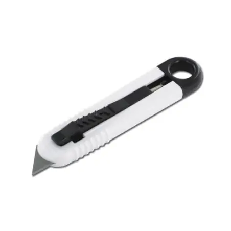 Cutter Plastique à Lame Auto-Rétractable