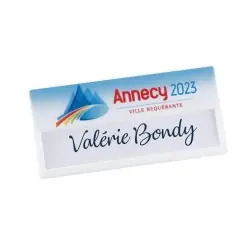 Badge Nominatif Magnétique Personnalisé 2