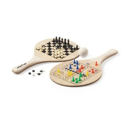 Raquette Plage Pecter - 3 Jeux Inclus