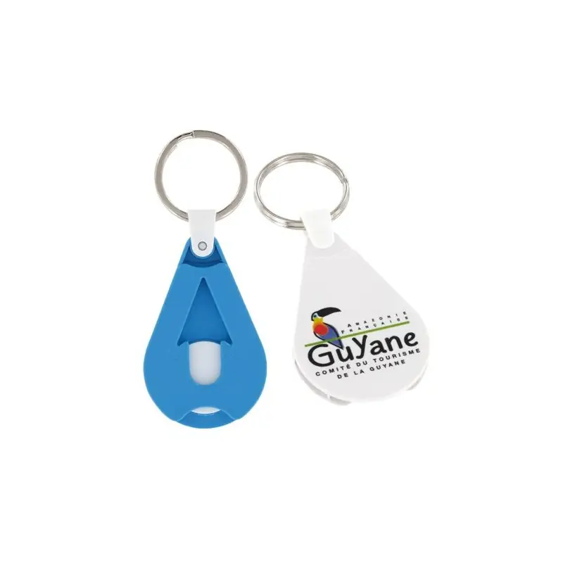 Porte Clés Porte Jeton Personnalisé - Pratique et Élégant