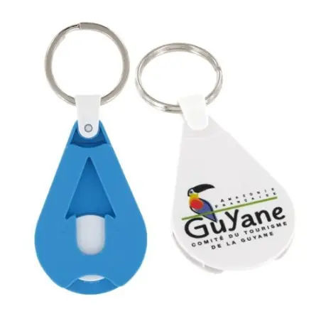 Porte Clés Porte Jeton Personnalisé - Pratique et Élégant