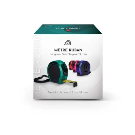 Mètre Ruban Jaune 5m - Précision et Style Personnalisé