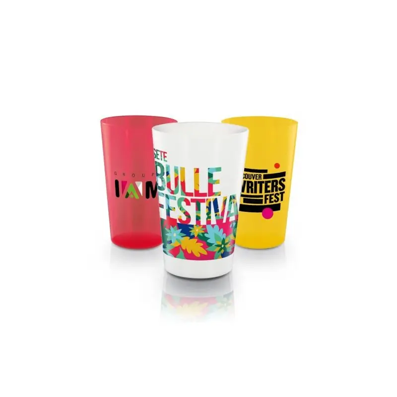 Gobelet Plastique Réutilisable 60 cl - Idéal pour Événements Personnalisé