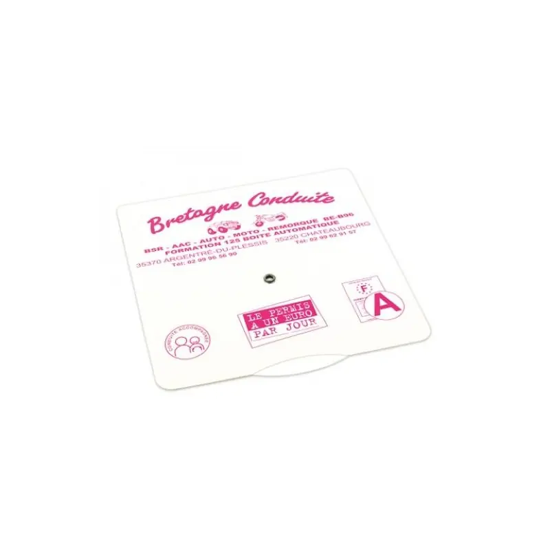 Disque de Stationnement en Carton 15x15 cm