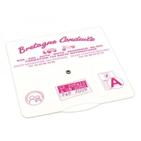 Disque de Stationnement en Carton 15x15 cm