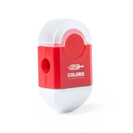 Set Cafey : Gomme et Taille-Crayon Coloré