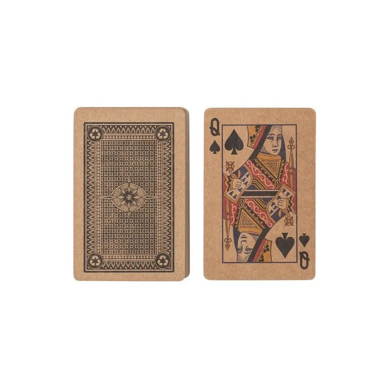 Set de 2 jeux de cartes en carton recyclé Arwen