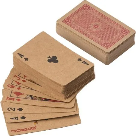 Set de 2 jeux de cartes en carton recyclé Arwen