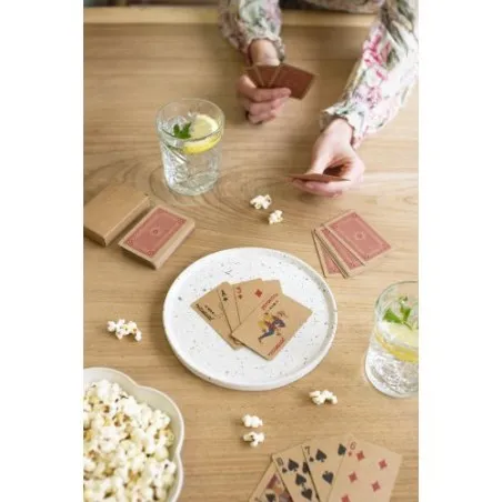 Set de 2 jeux de cartes en carton recyclé Arwen