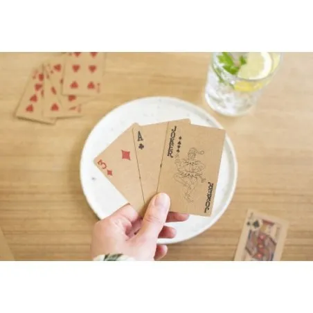 Set de 2 jeux de cartes en carton recyclé Arwen