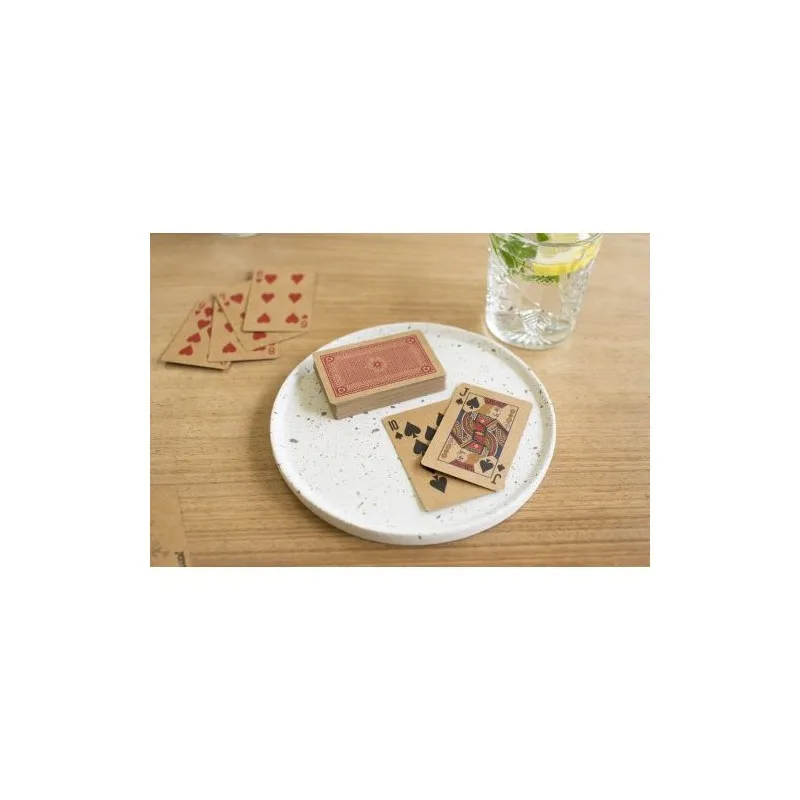 Set de 2 jeux de cartes en carton recyclé Arwen