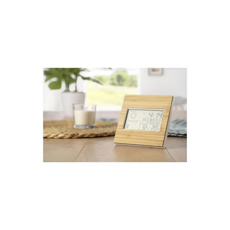 Station Météo en Bambou Lia - Élégance Naturelle