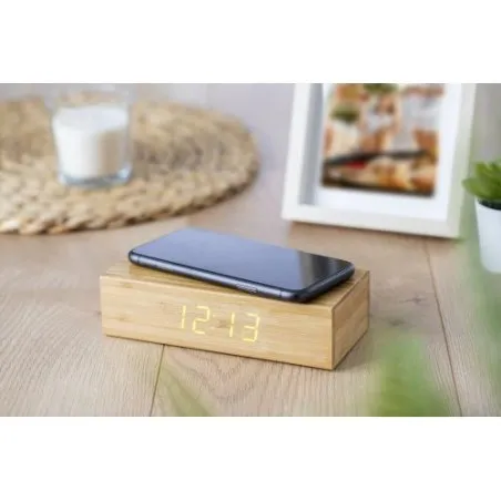 Chargeur à induction en bambou Rosie