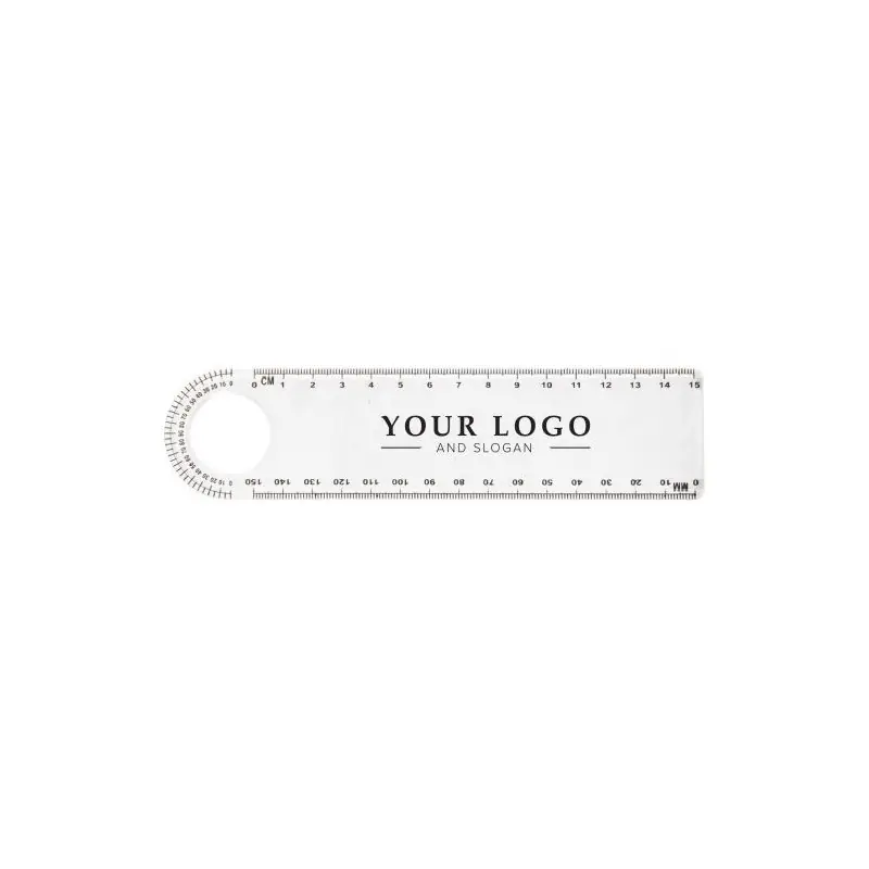 Règle en plastique Ashlyn 15 cm avec loupe
