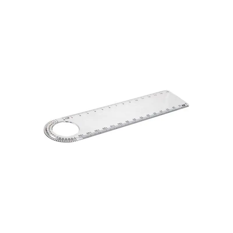 Règle en plastique Ashlyn 15 cm avec loupe