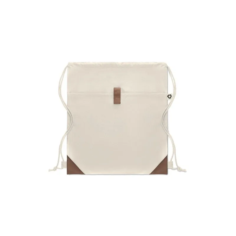 Sac à cordon en coton recyclé PANDA BAG Personnalisé