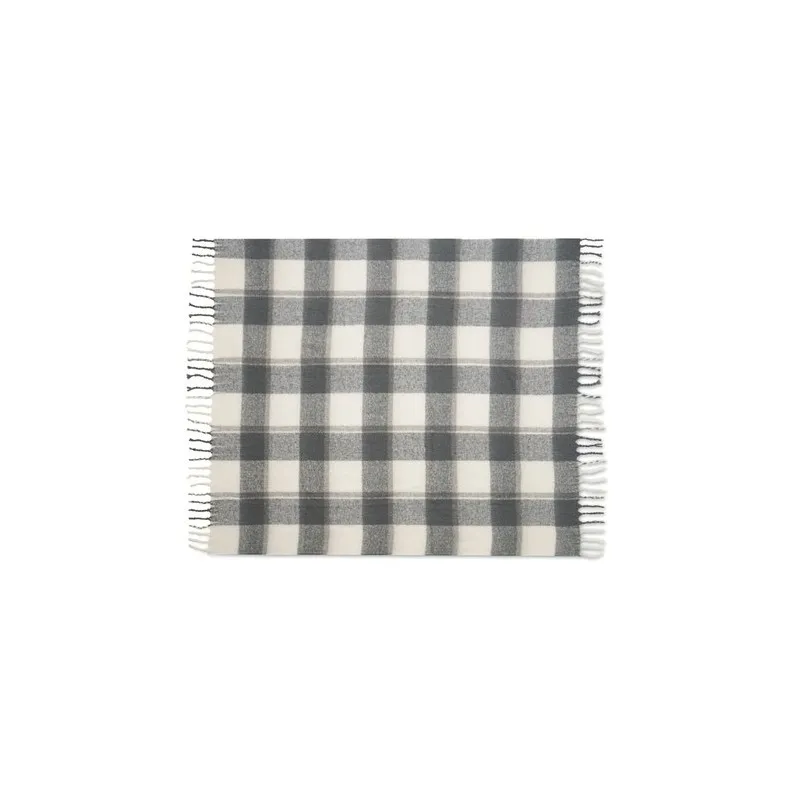 Couverture en Mohair à Carreaux QUET - Élégance et Confort