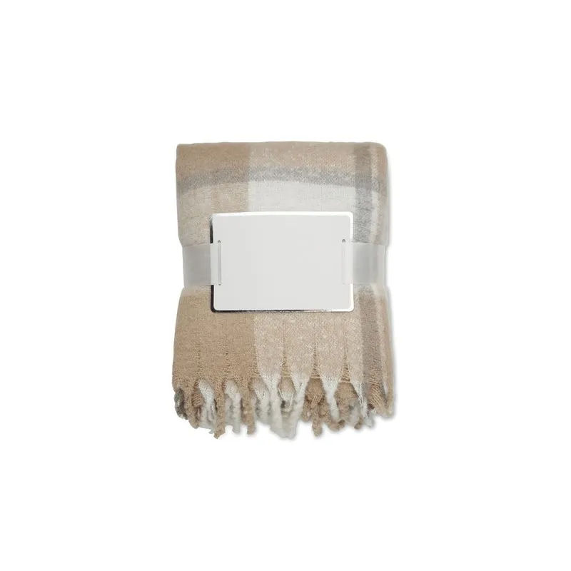 Couverture en Mohair à Carreaux QUET - Élégance et Confort