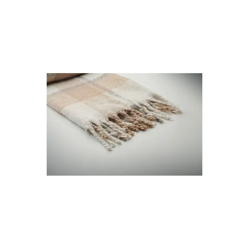 Couverture en Mohair à Carreaux QUET - Élégance et Confort