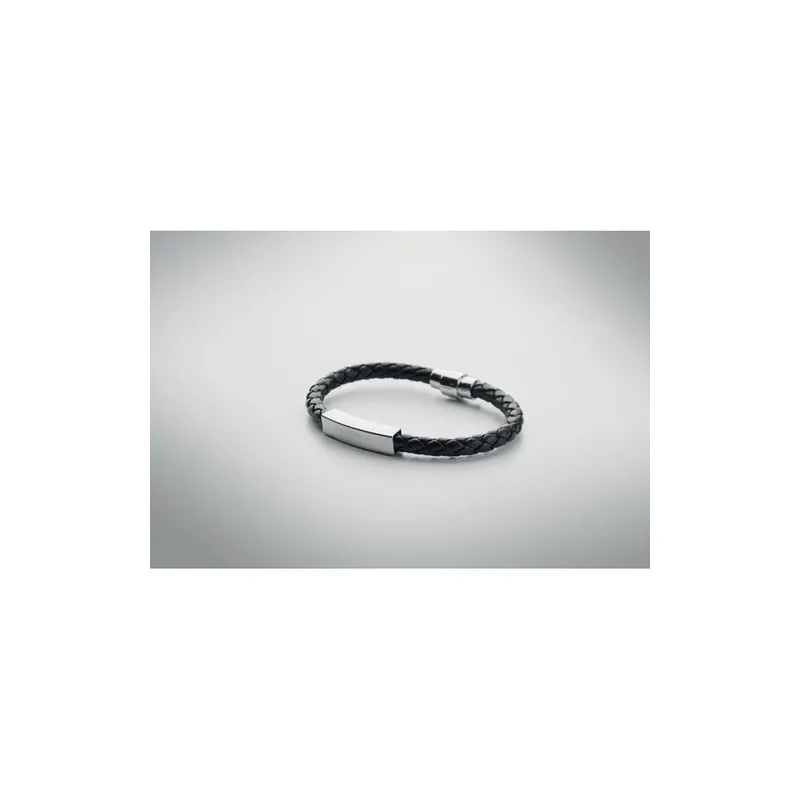 Bracelet Tressé en Simili Cuir FAULETI