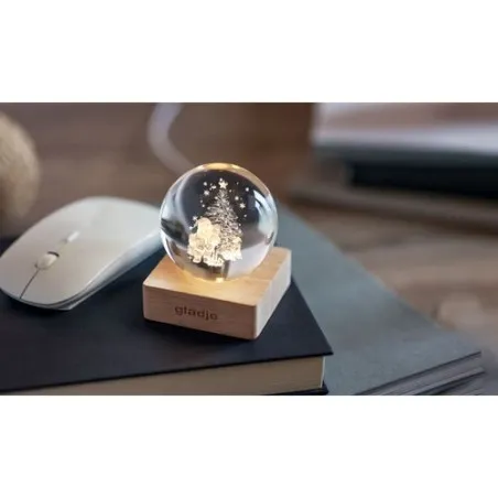 Boule de Noël LED Santa Light - Décoration Éblouissante