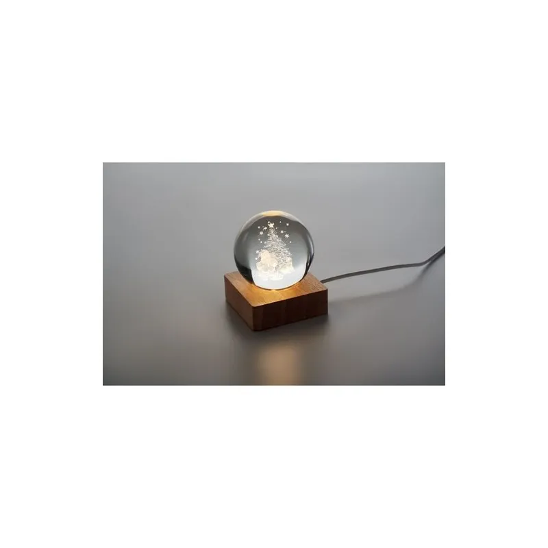 Boule de Noël LED Santa Light - Décoration Éblouissante