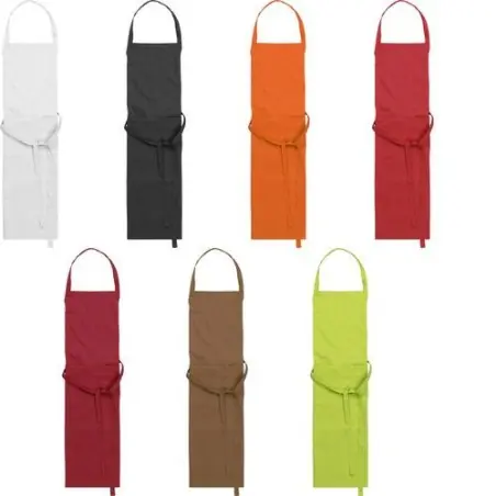 Tablier en polycoton avec poche frontale Luke