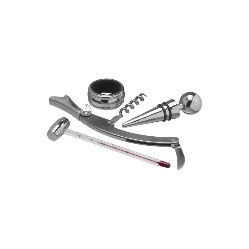 Set à Vin 4 Pièces en Métal Brady - Élégance et Pratique