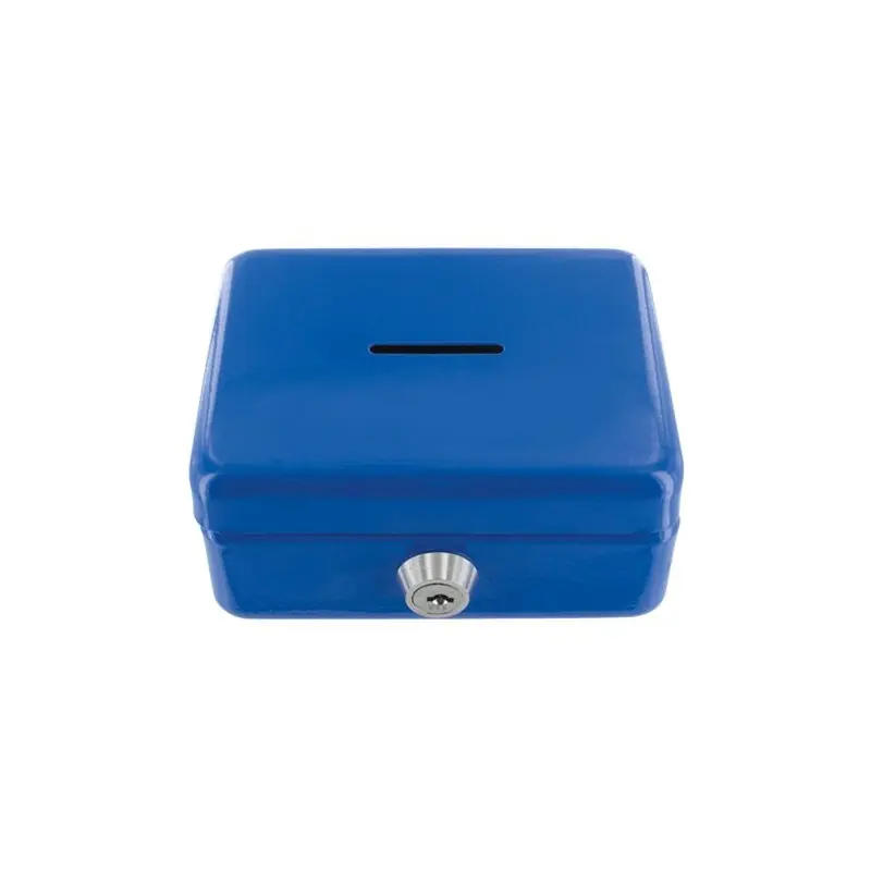 Tirelire Boîte Métallique à Clé Personnalisable