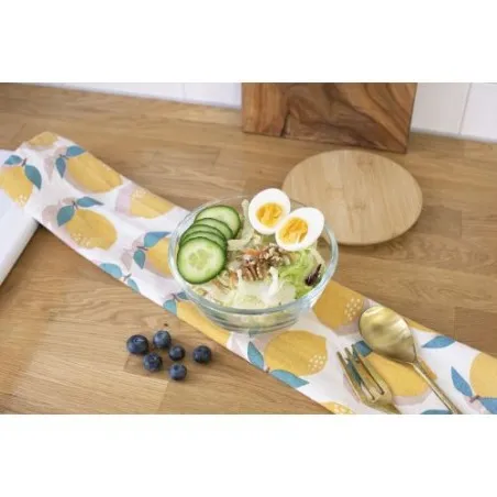 Saladier en verre et bambou Isabeau