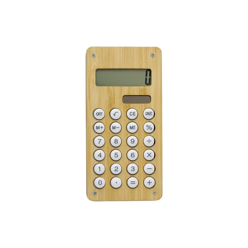 Calculatrice de Poche en Bambou Thomas
