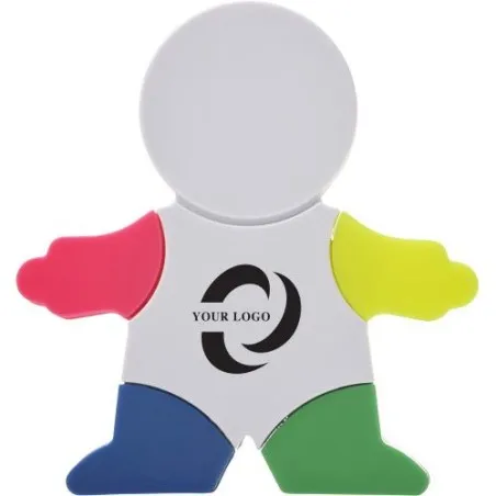 Surligneur en plastique Ella - Multicolore et Pratique