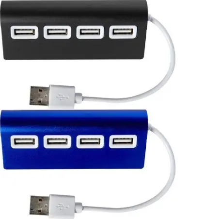 Hub Aluminium 4 Ports USB Leo - Accessoire Pratique