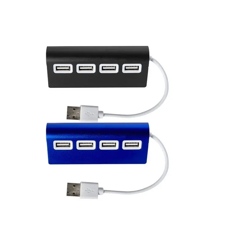 Hub Aluminium 4 Ports USB Leo - Accessoire Pratique
