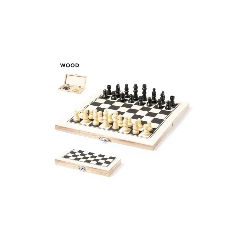 Échecs Blitz : Jeu d'Échecs Pliant en Bois