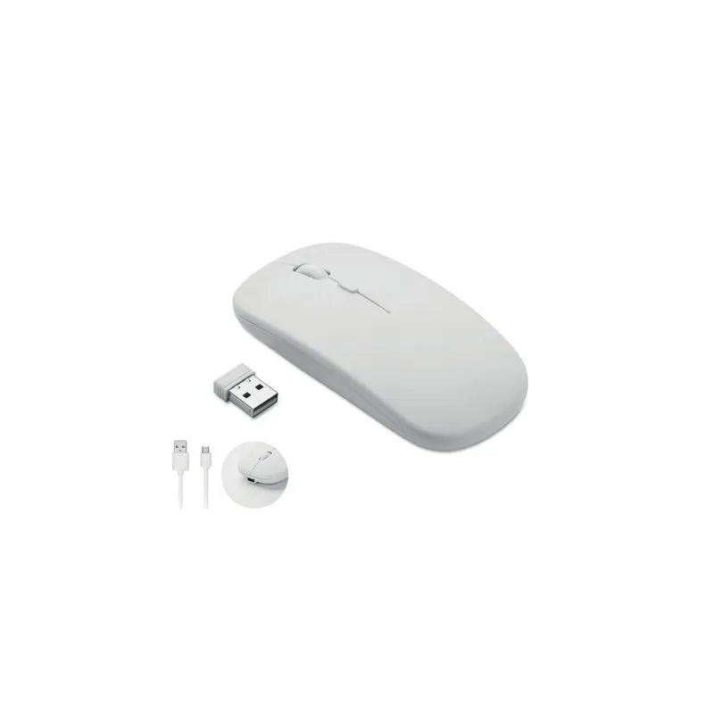 Souris sans fil rechargeable CURVY C - Écologique et Pratique