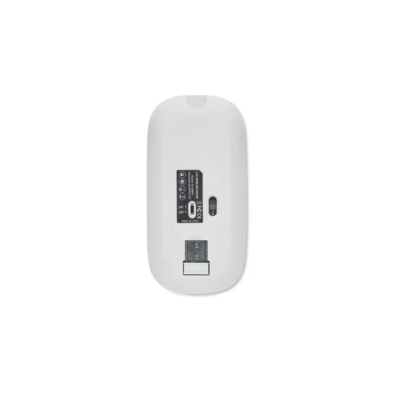 Souris sans fil rechargeable CURVY C - Écologique et Pratique