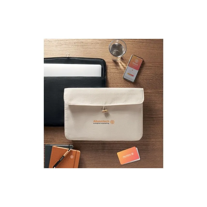 Pochette 15 pouces en coton COTIN - Élégance et Protection