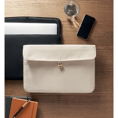 Pochette 15 pouces en coton COTIN - Élégance et Protection