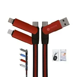 Câble de Charge Rapide 6 en 1 - Pratique et Efficace 2