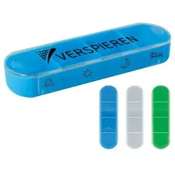 Pilulier Journalier Pratique avec Couvercle Coulissant 2