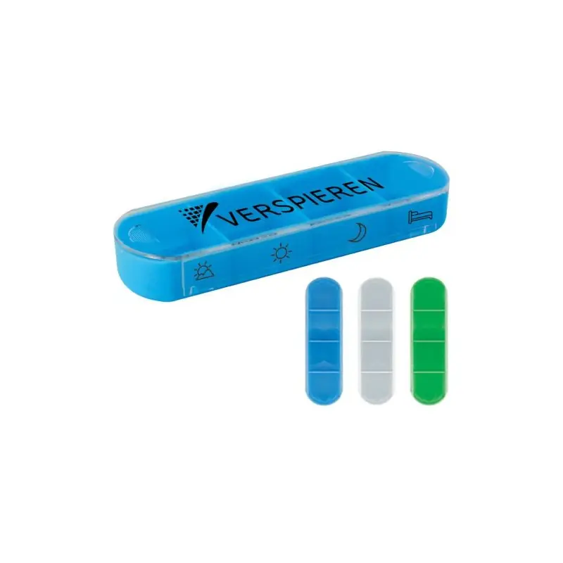 Pilulier Journalier Pratique avec Couvercle Coulissant