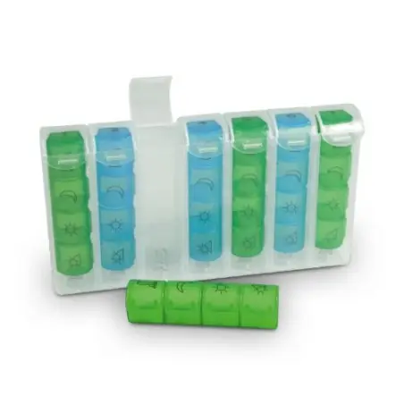 Pilulier Hebdomadaire à Ressort Pratique